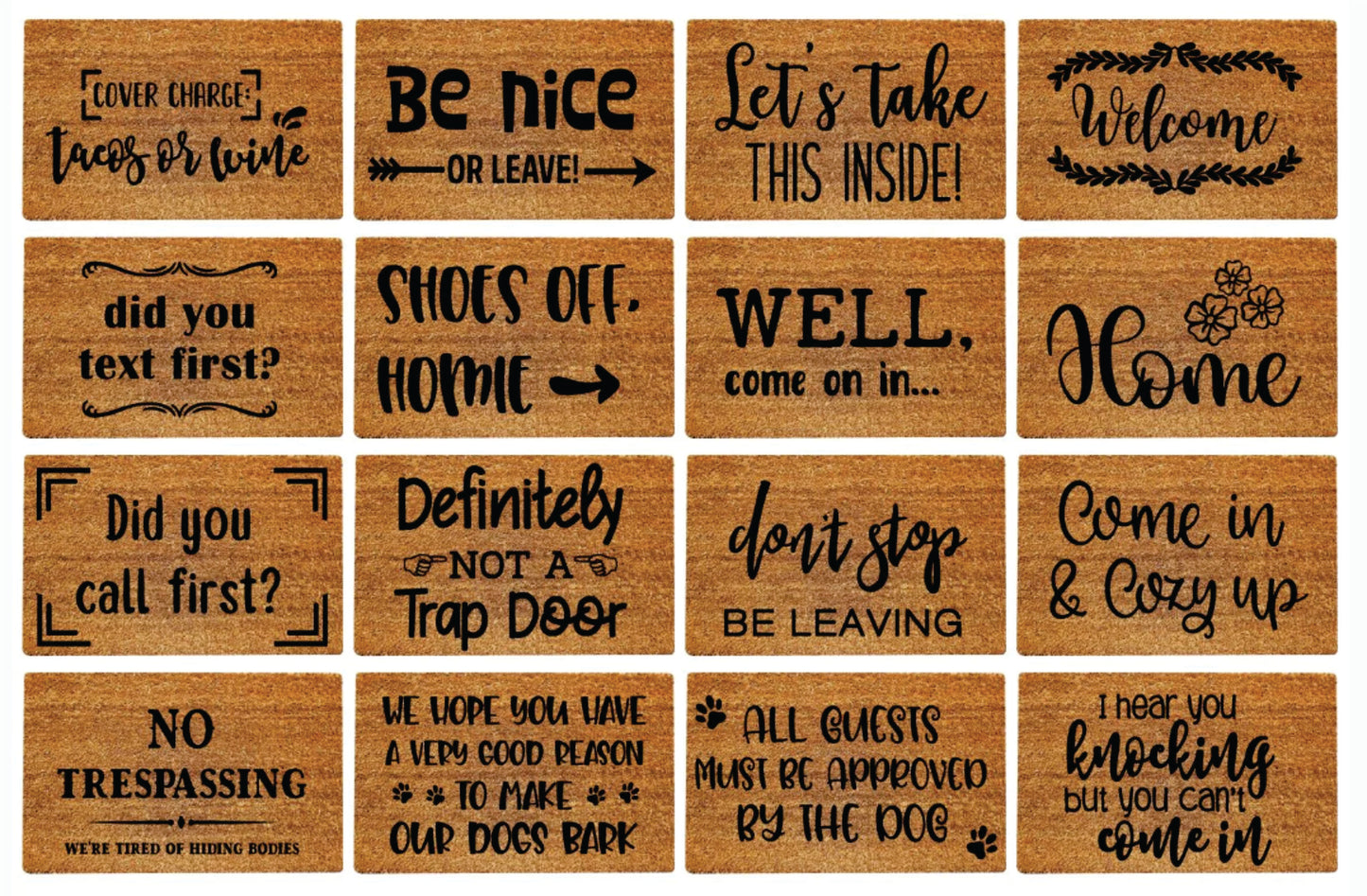 Coir rugs