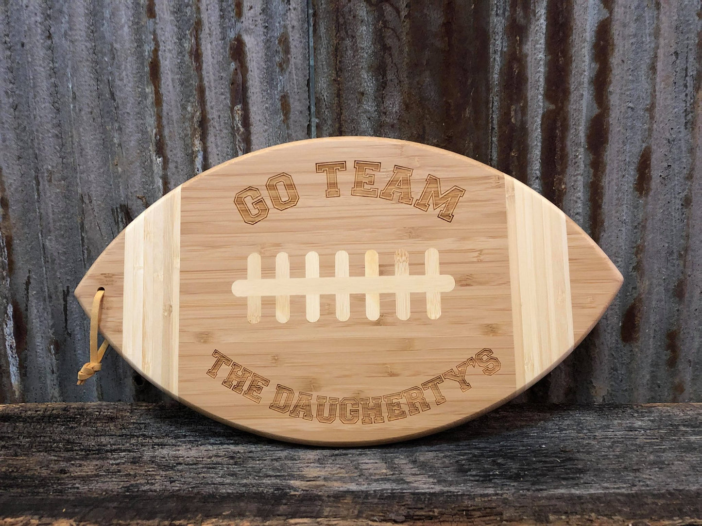 Football cutting board