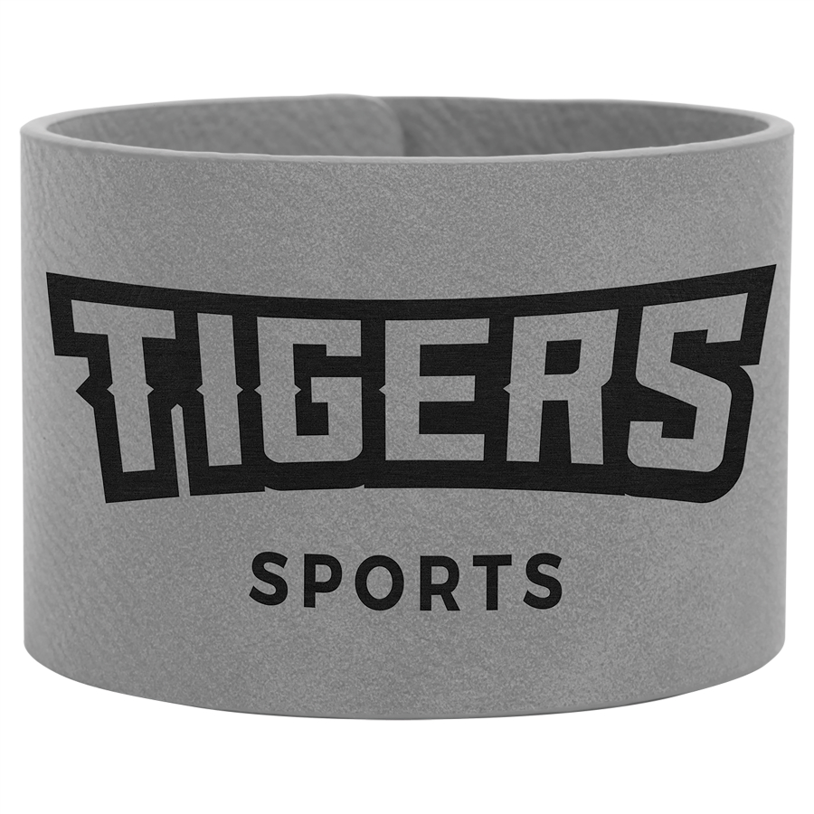 Laserable Leatherette Cuff Bracelet