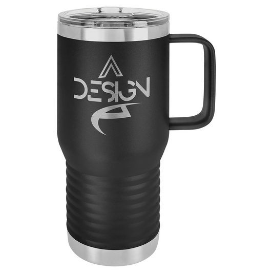 20 oz.  Vacuum Insulated Travel Mug with Slider Lid