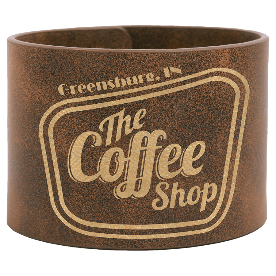 Laserable Leatherette Cuff Bracelet