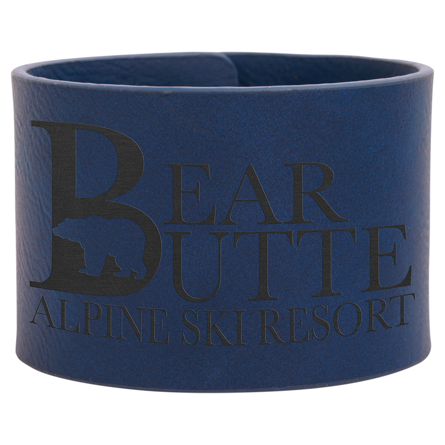Laserable Leatherette Cuff Bracelet