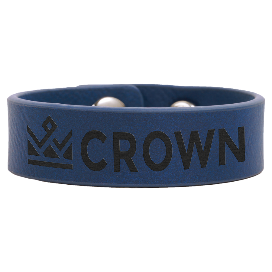 Laserable Leatherette Cuff Bracelet