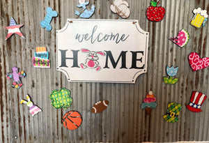 Small Interchangeable Home Sign Package