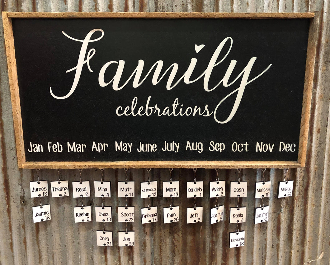 Family Celebrations Package