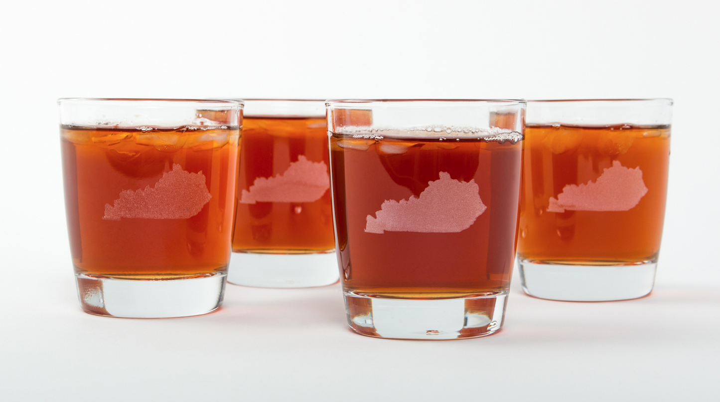 Kentucky Bourbon Glasses (Set of 4)