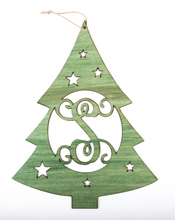 Load image into Gallery viewer, Christmas Tree Monogram