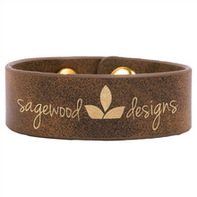 Load image into Gallery viewer, Laserable Leatherette Cuff Bracelet