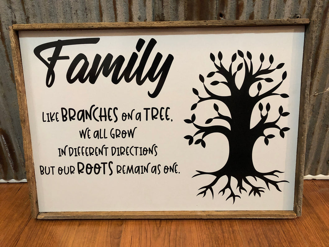 Wooden framed signs 24 x 16.5